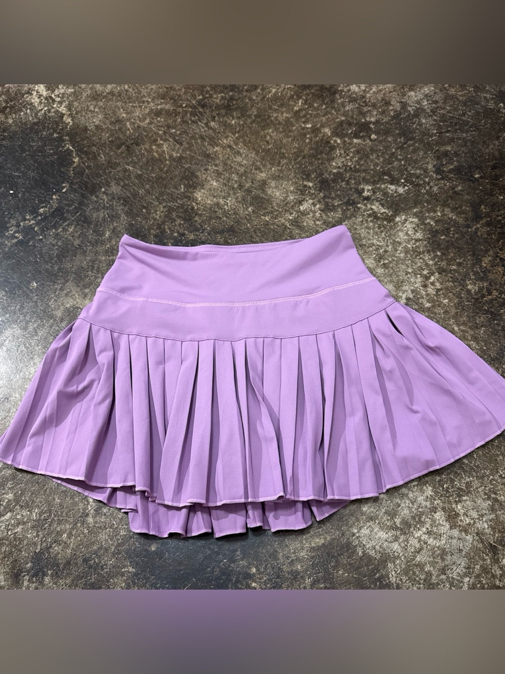 Pleated Lavender Women's Skirt - Flowy Tennis Style